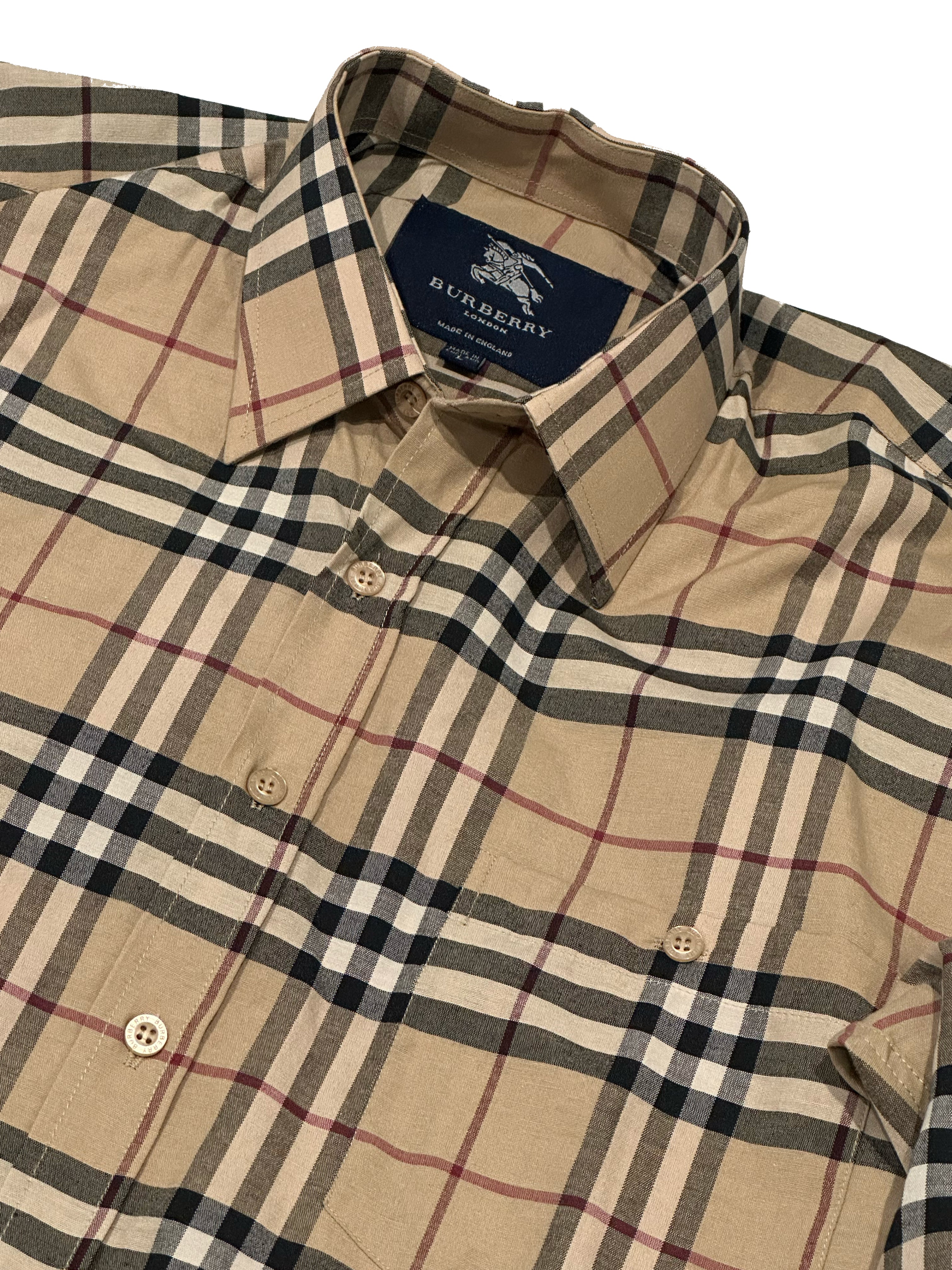 Burberry vintage check oxford shirt (L)