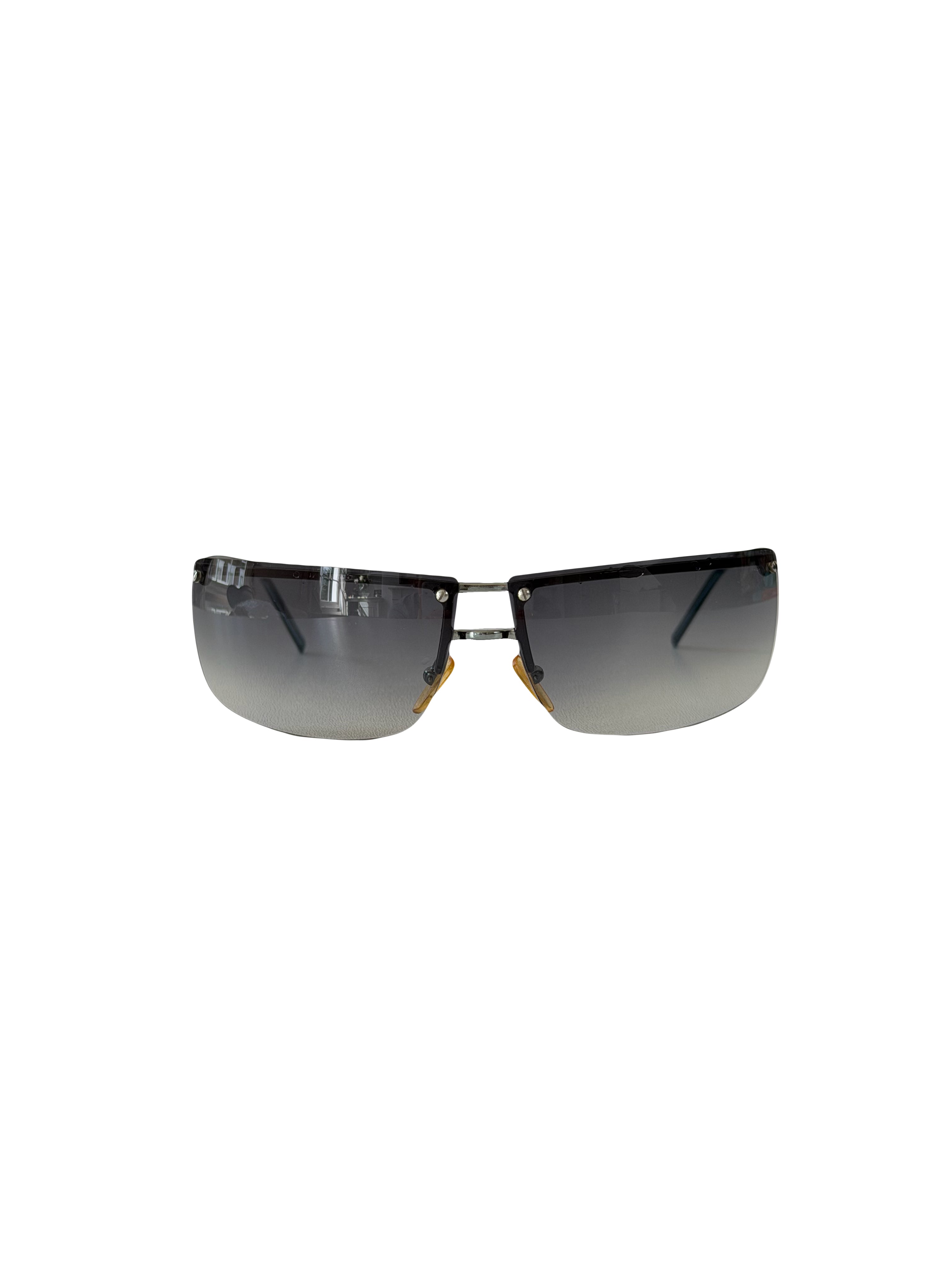 GUCCI RIMLESS SUNGLASSES PRE OWNED VERY GOOD