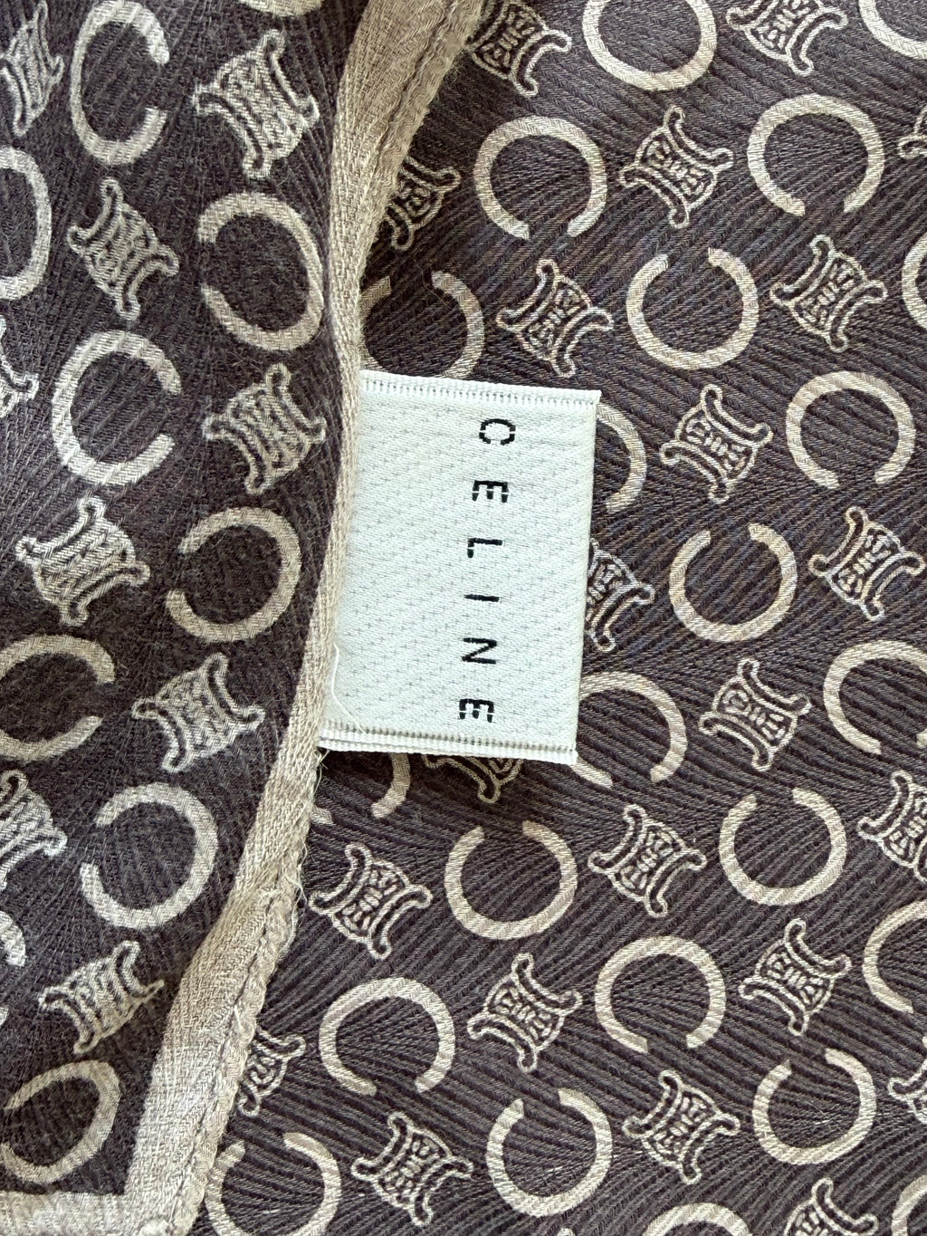 CELINE NECK SCARF POCKET SQUARE 45CM