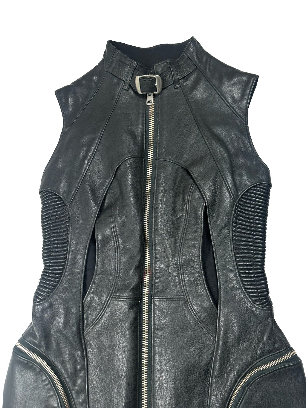 Leather Biker Dress (S)