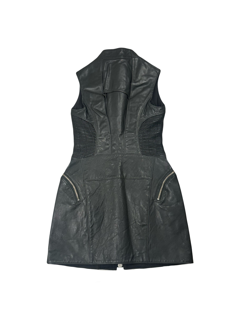 Leather Biker Dress (S)