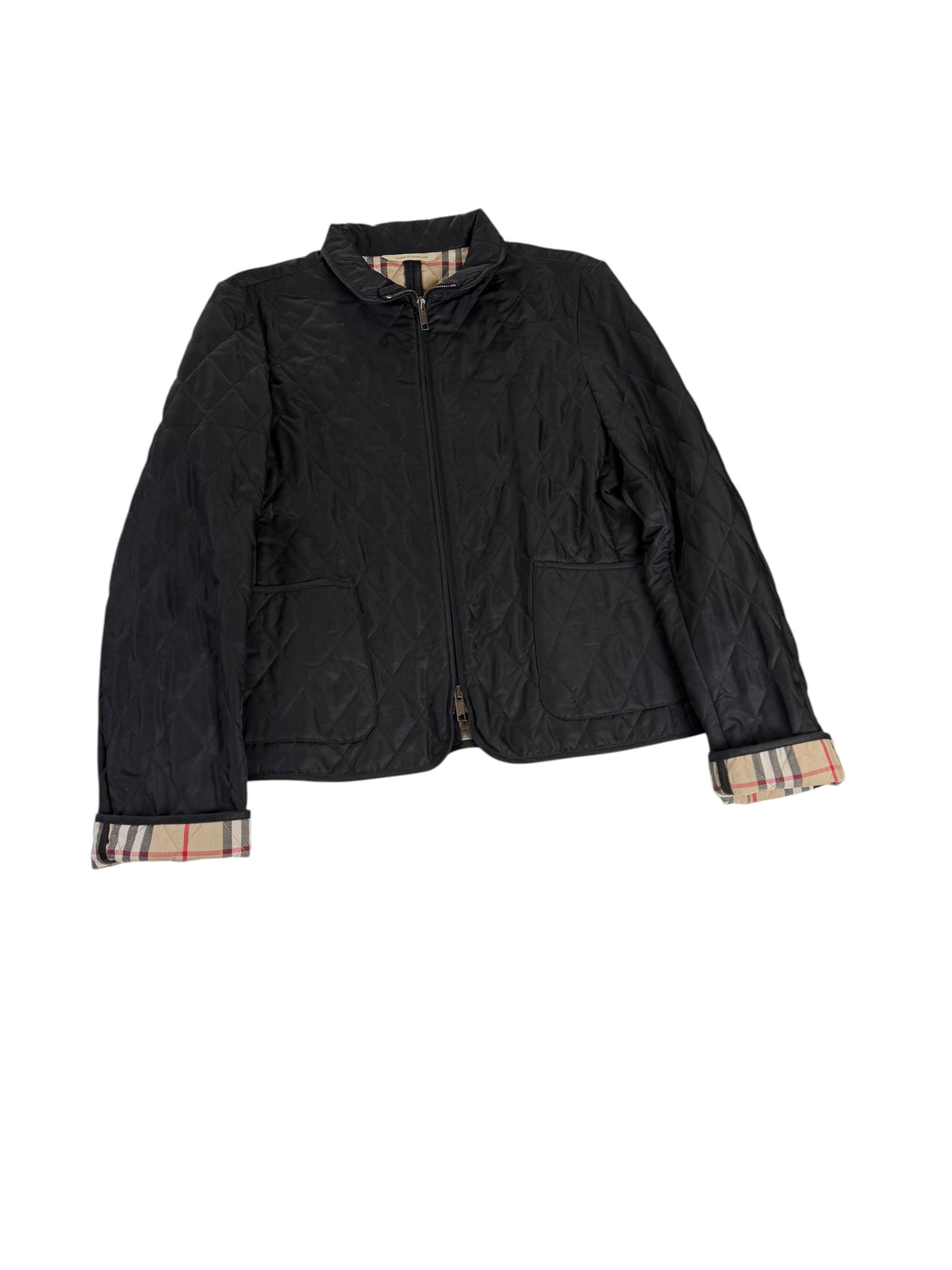 Pre-Owned Burberry Women’s Hunting Jacket Quilted Check Lined M