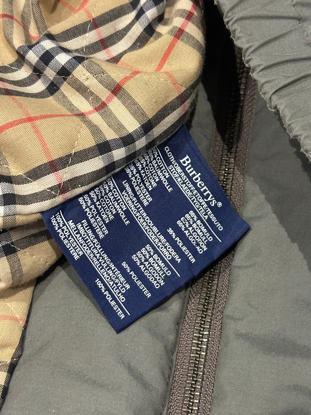 Burberry vintage bomber jacket (M)