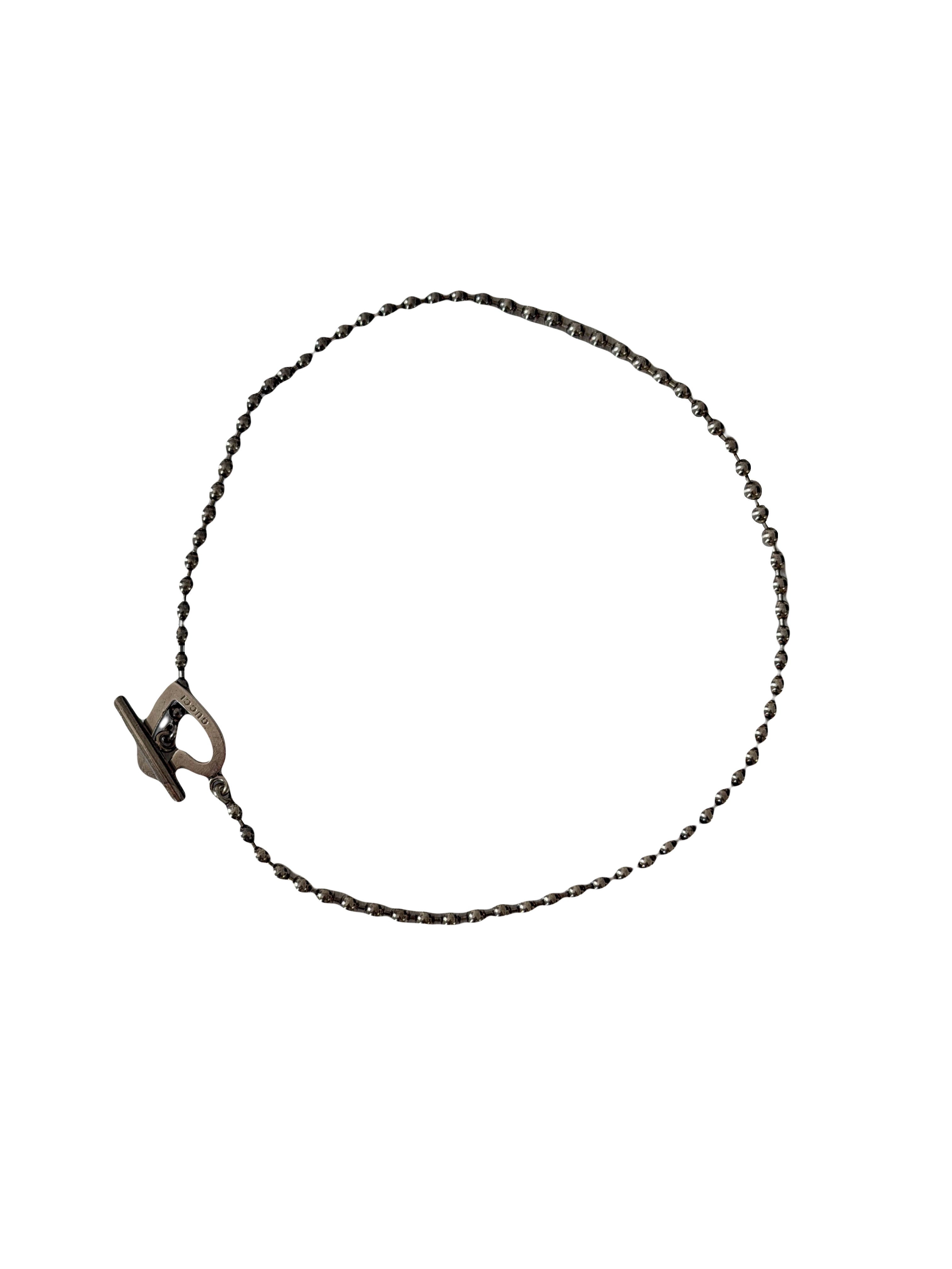 GUCCI STERLING SILVER 925 NECKLACE 24G