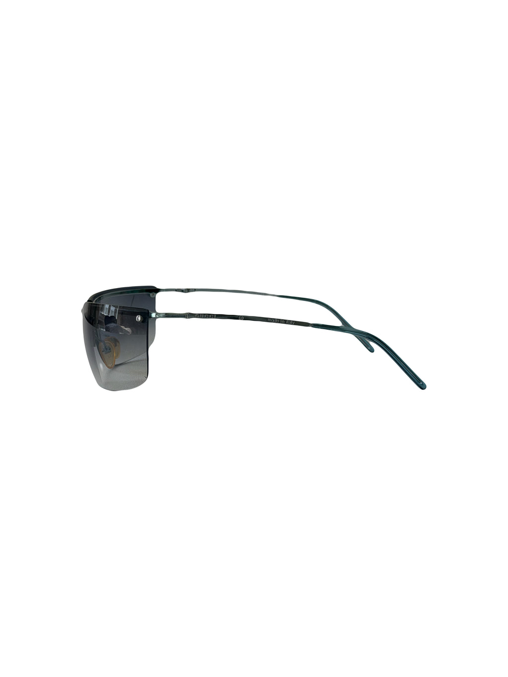 GUCCI RIMLESS SUNGLASSES PRE OWNED VERY GOOD