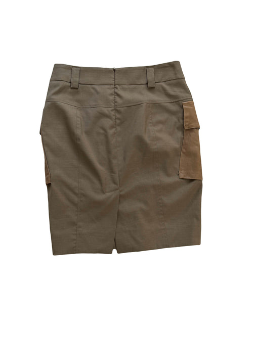 Leather Pockets Skirt