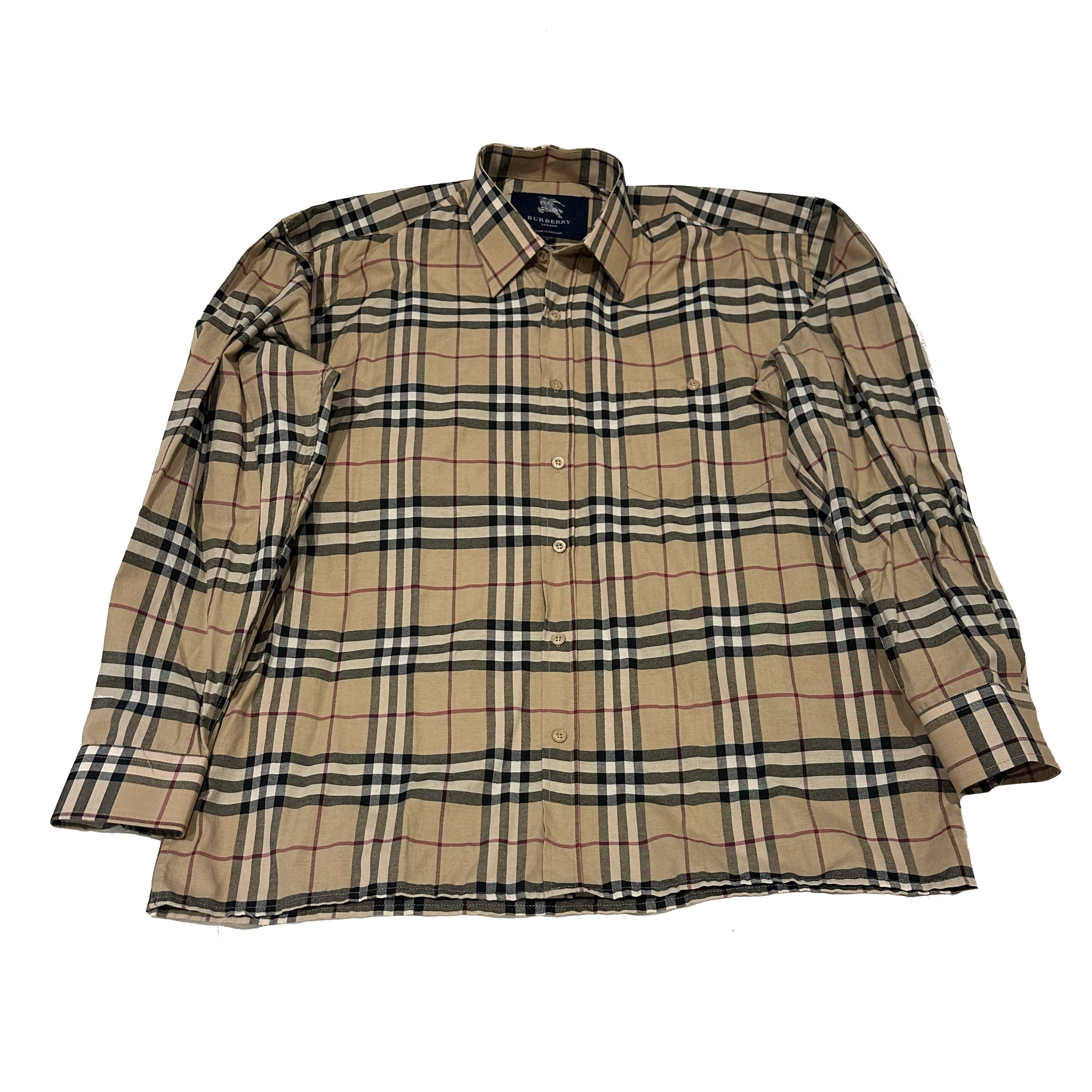 Burberry vintage check oxford shirt (L)