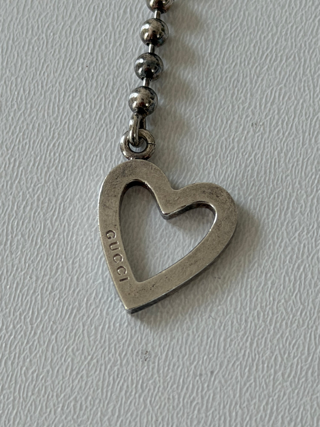 GUCCI STERLING SILVER 925 NECKLACE 24G