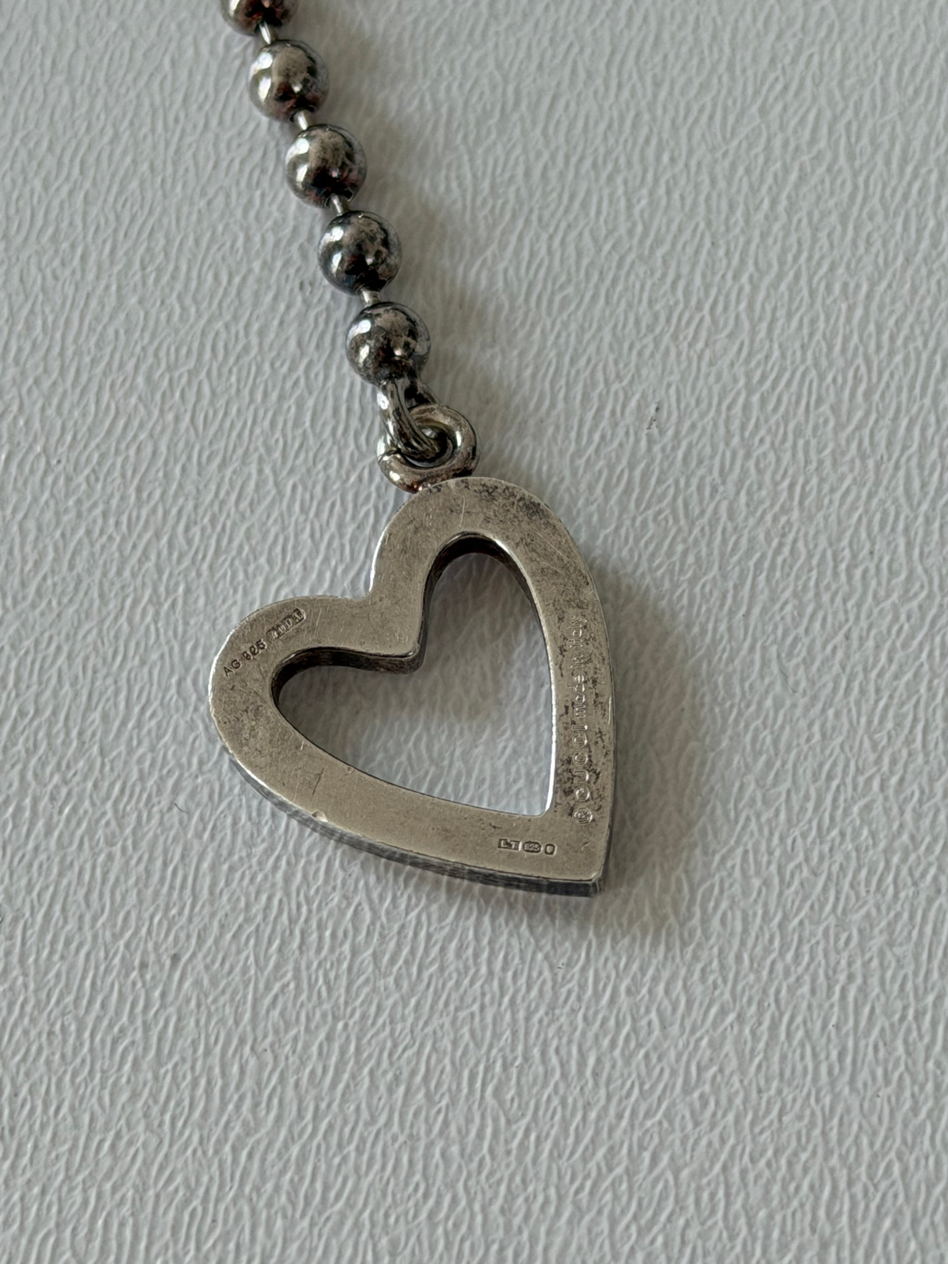 GUCCI STERLING SILVER 925 NECKLACE 24G