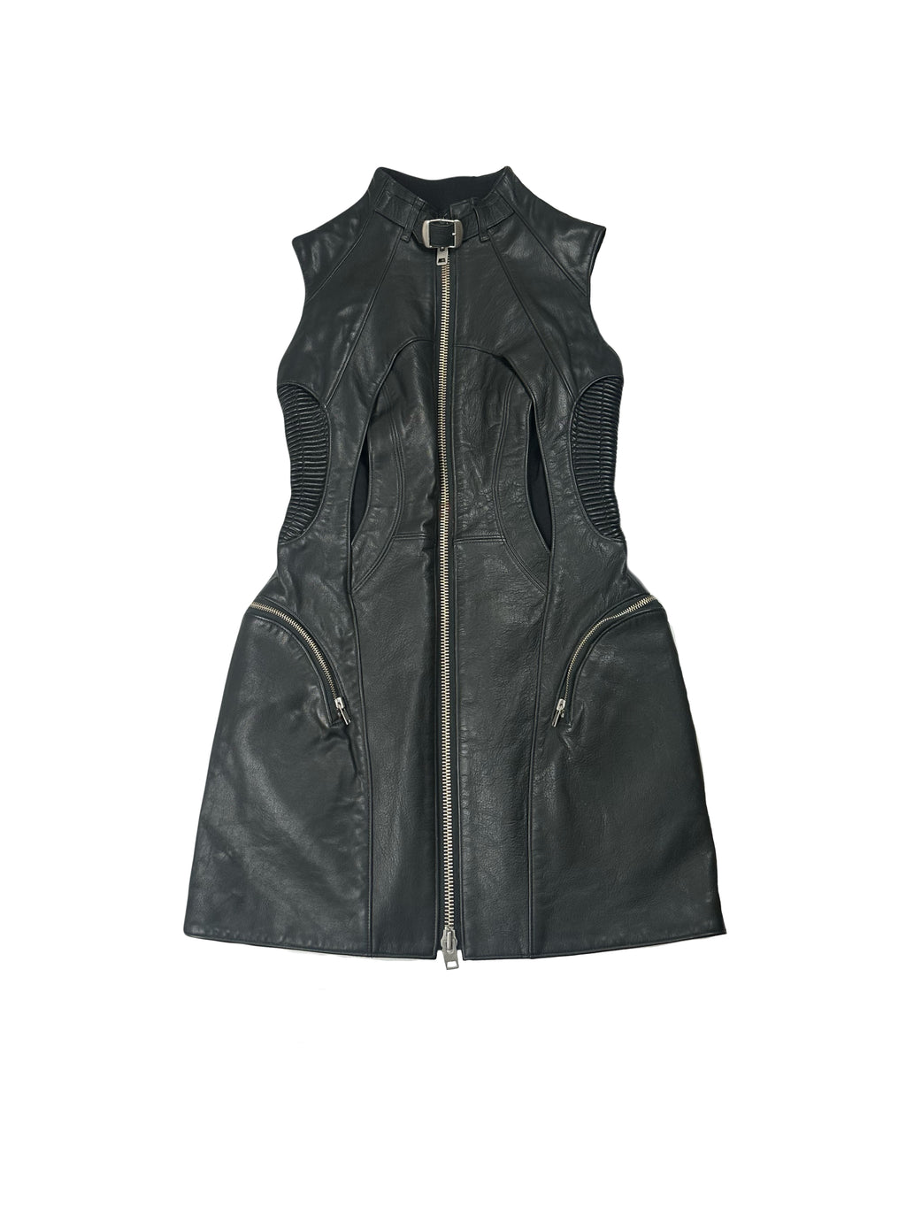 Leather Biker Dress (S)
