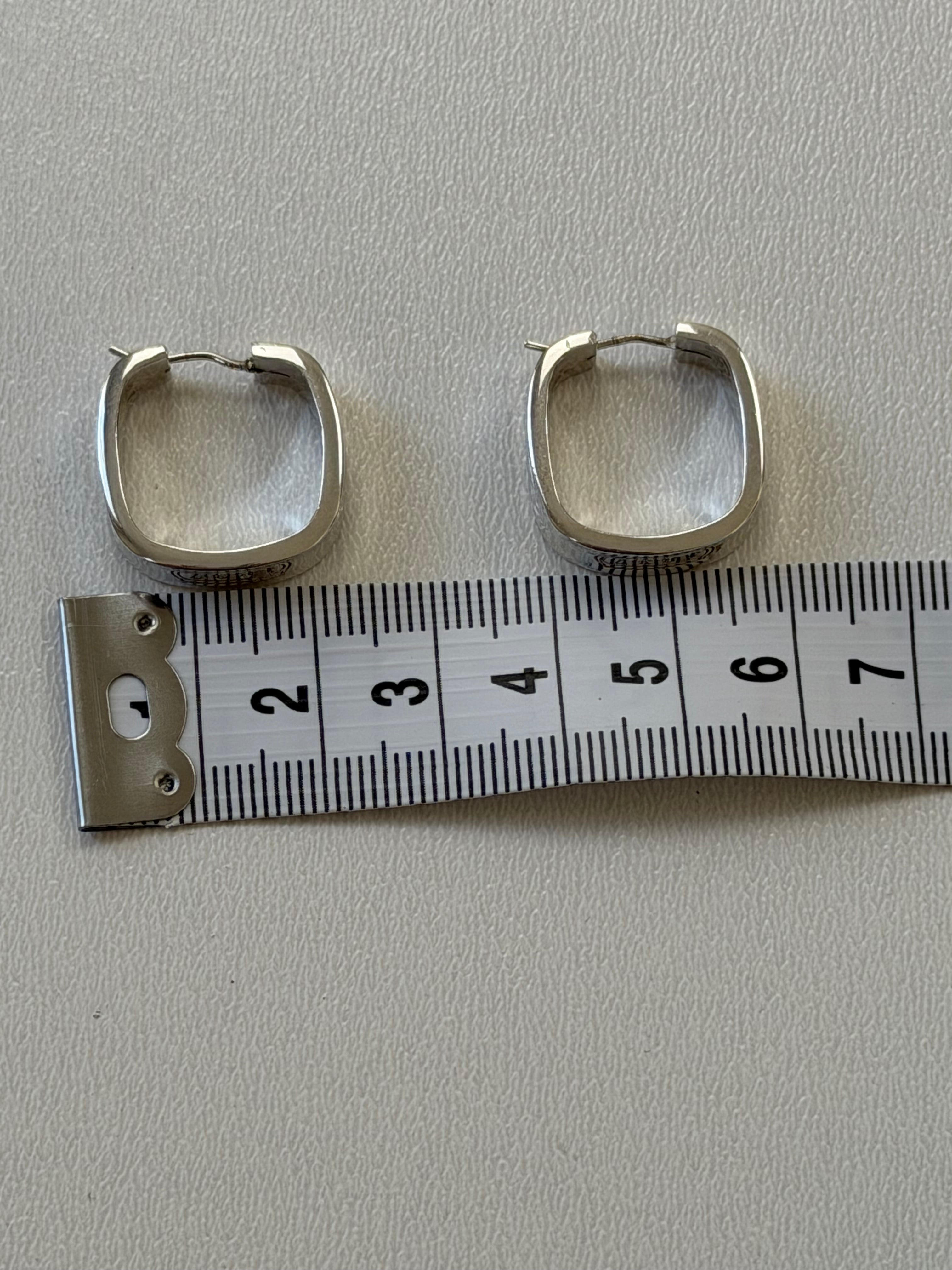 Square Hoop Earrings