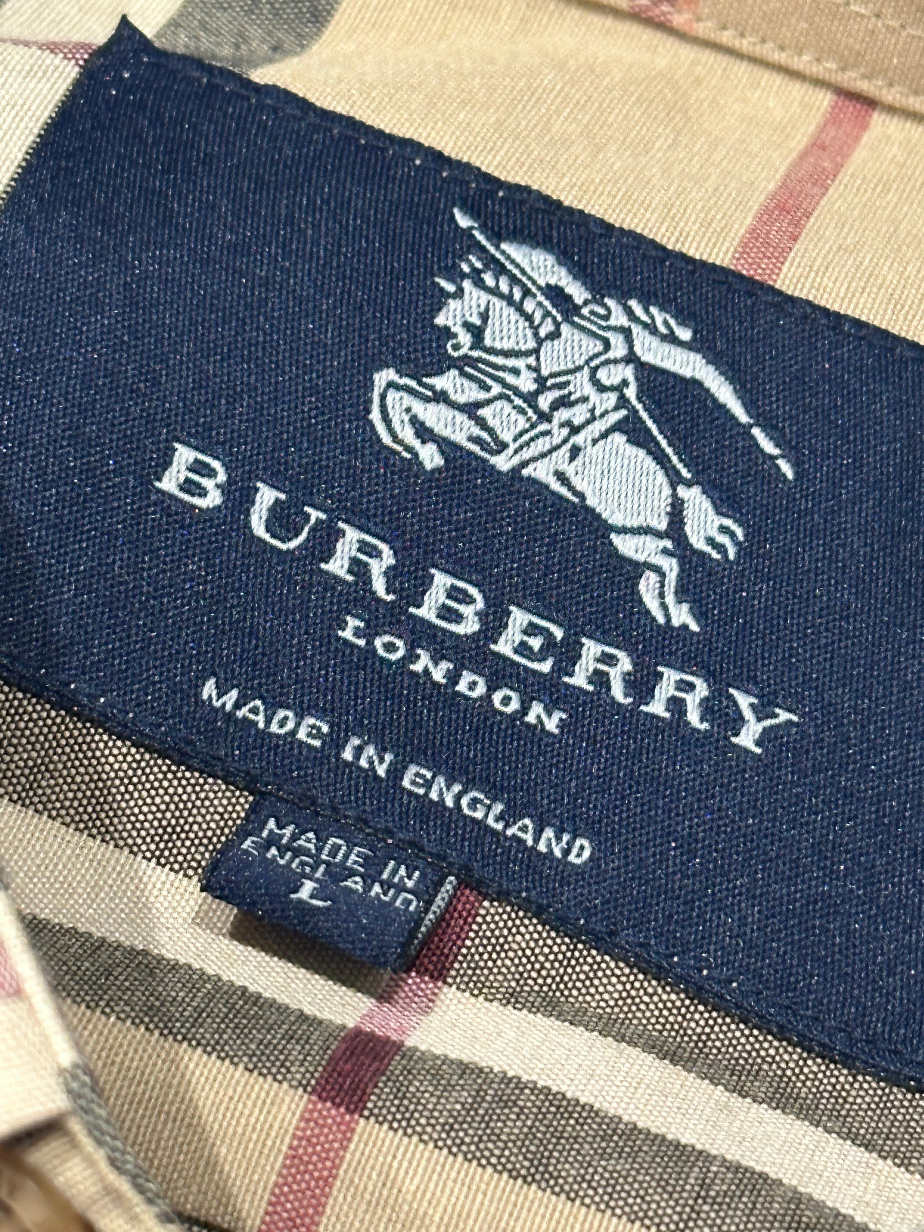 Burberry vintage check oxford shirt (L)