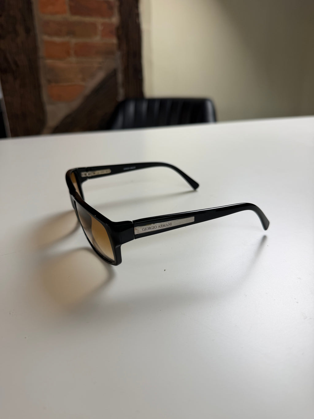 Giorgio Armani Retro Sunglasses Brown