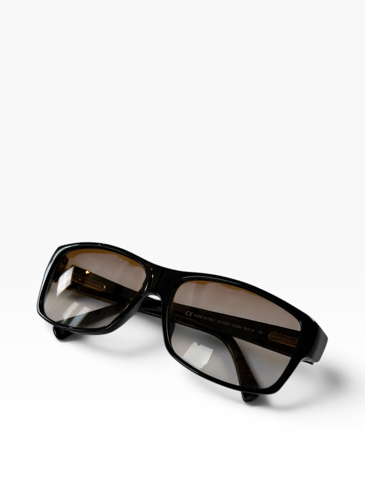 Pre-Owned Giorgio Armani Brown Classic Sunglasses