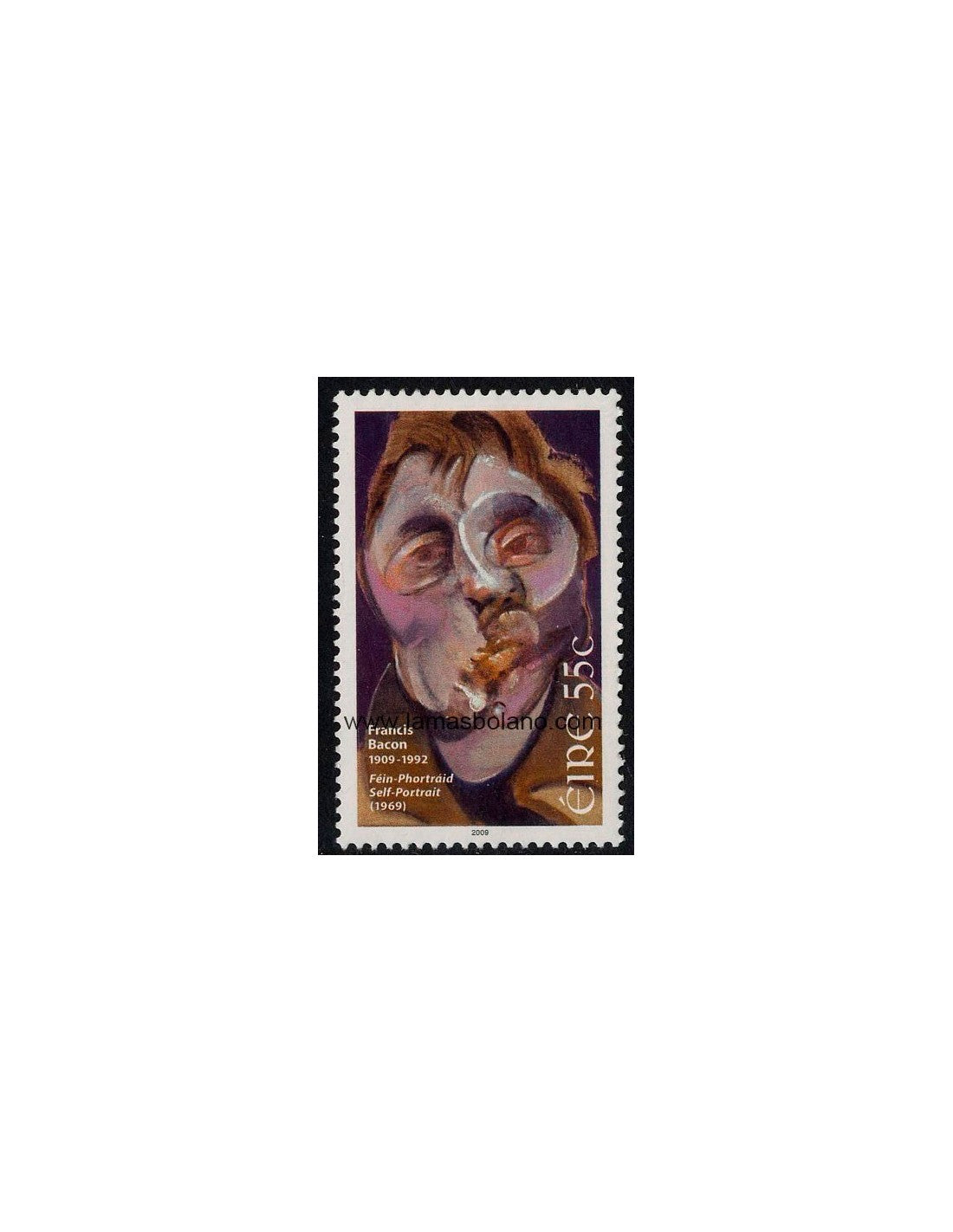 Francis Bacon 2009 Ireland Stamp Unused
