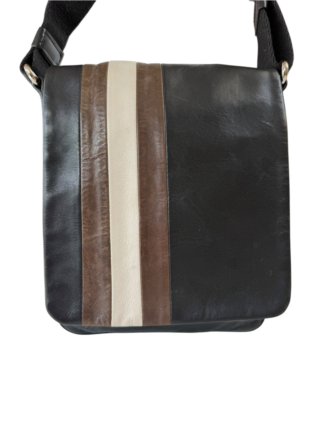 Bally All Leather Mini Satchel Bag Shoulder / Crossbody Adjustable