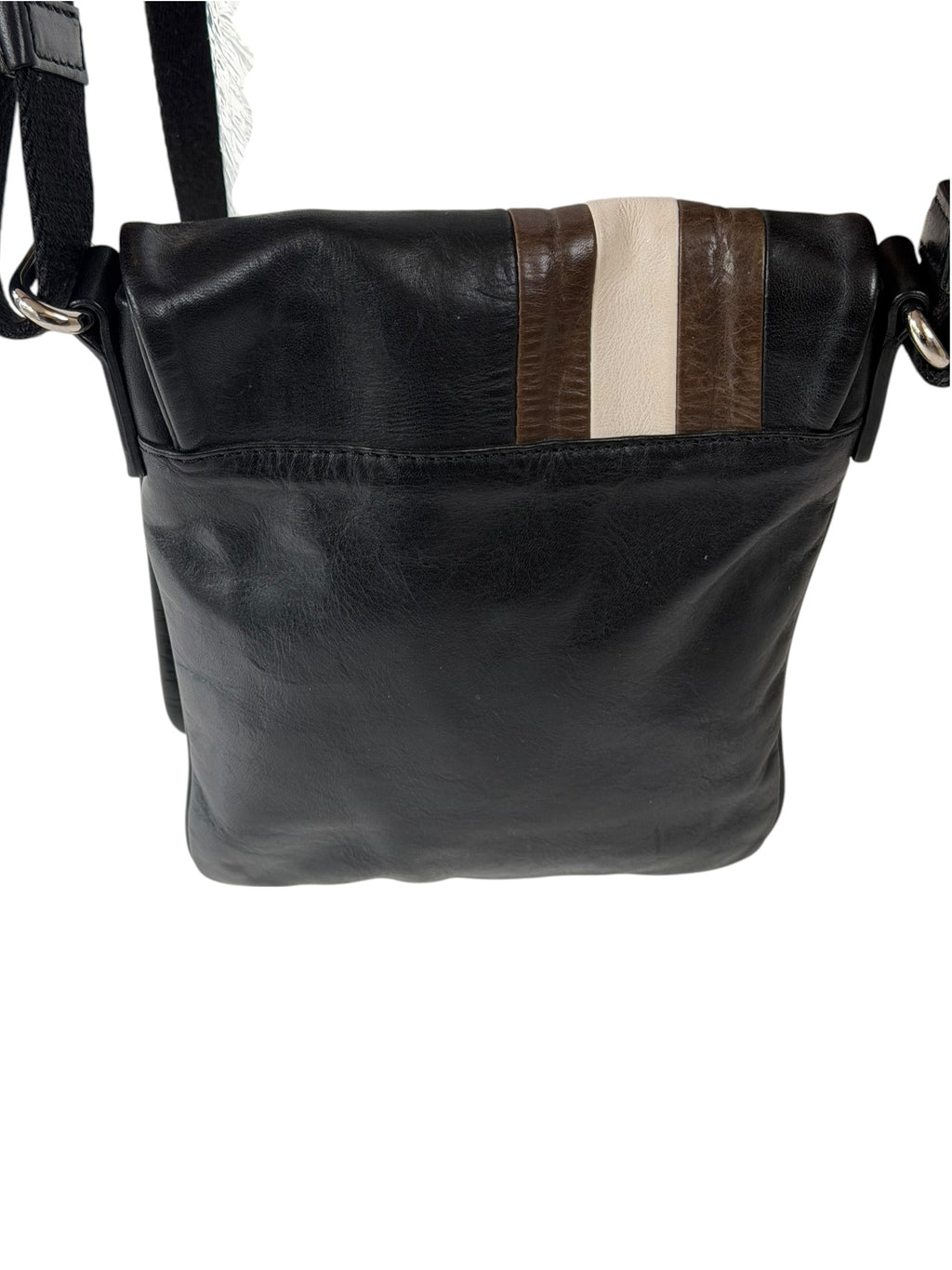 Bally All Leather Mini Satchel Bag Shoulder / Crossbody Adjustable