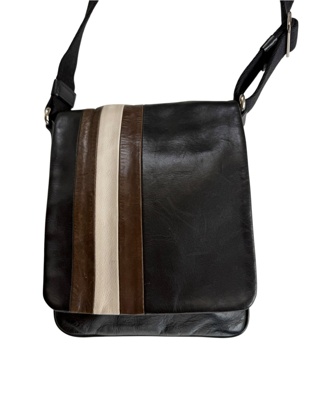 Bally All Leather Mini Satchel Bag Shoulder / Crossbody Adjustable