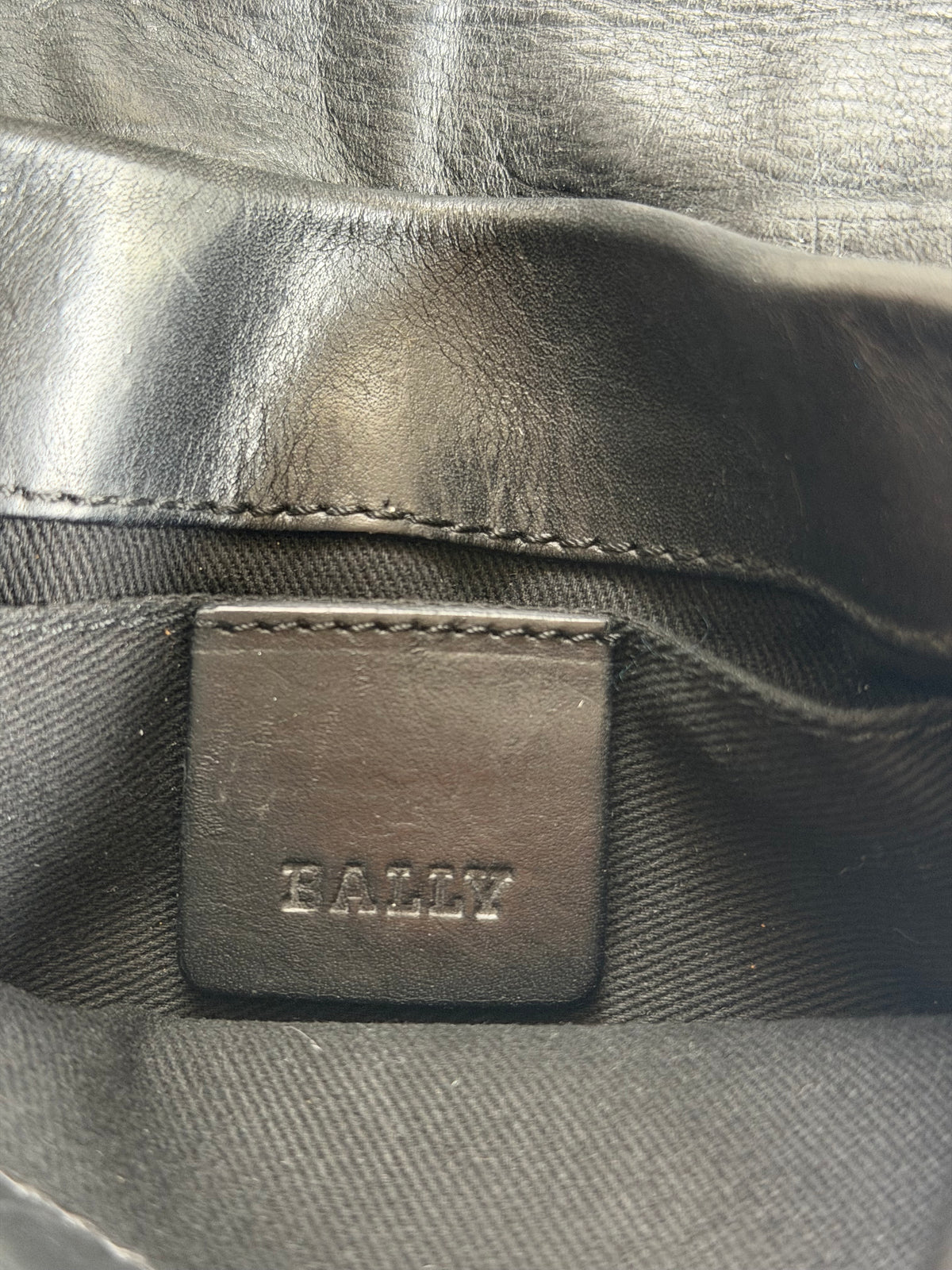 Bally All Leather Mini Satchel Bag Shoulder / Crossbody Adjustable