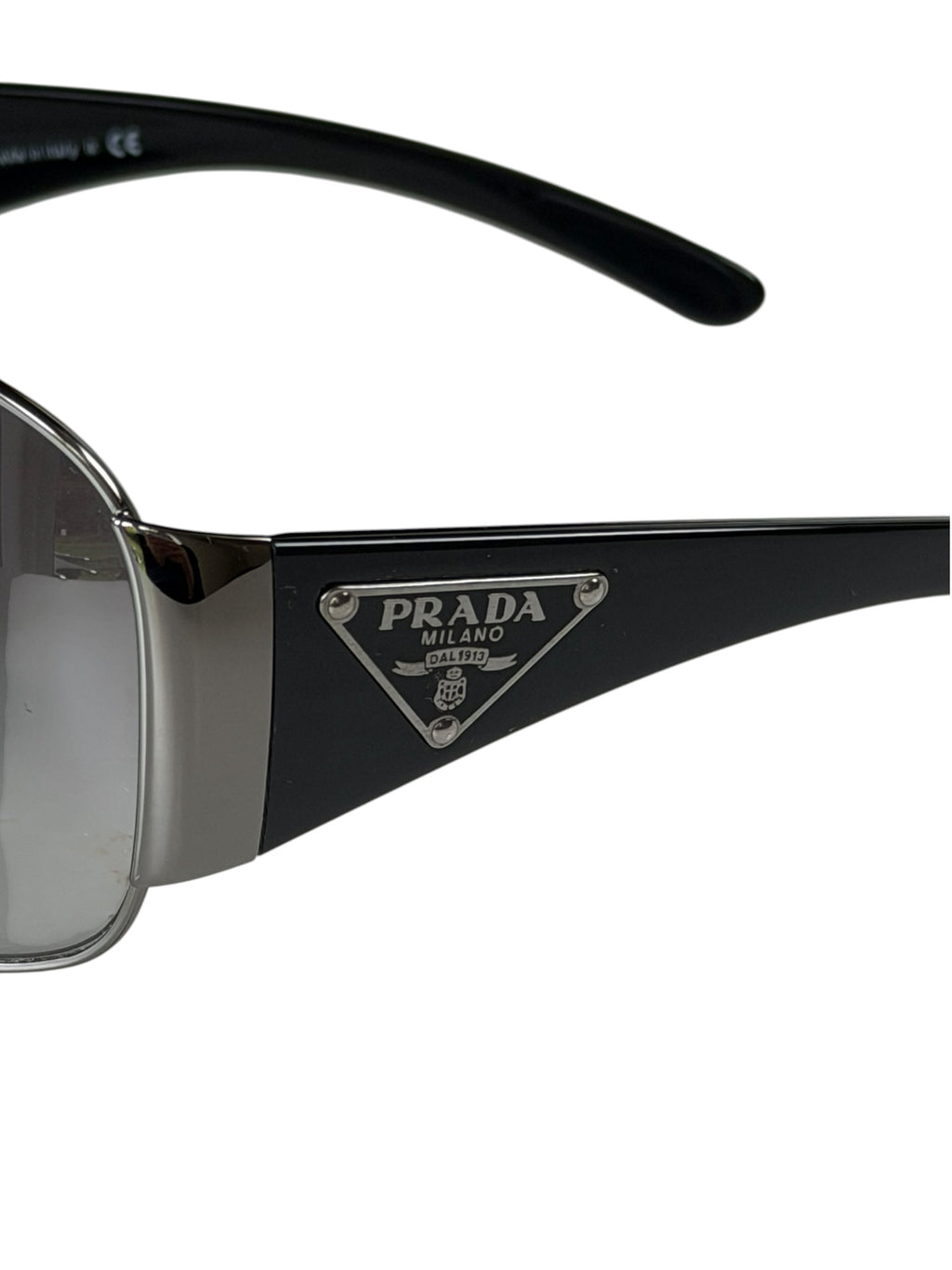 Prada Shield Mask Sunglasses Triangle Logo SPR 57L