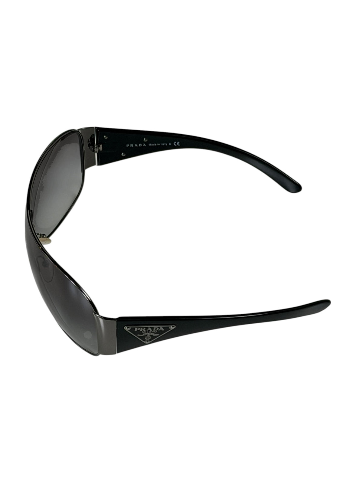 Prada Shield Mask Sunglasses Triangle Logo SPR 57L