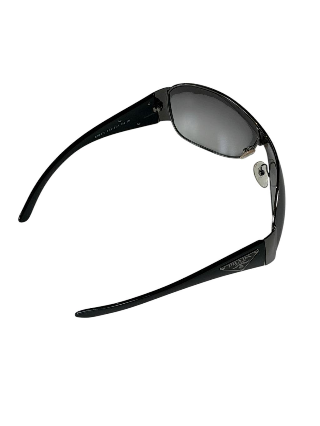 Prada Shield Mask Sunglasses Triangle Logo SPR 57L