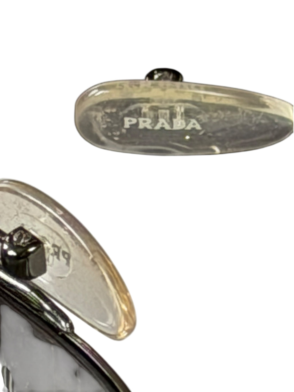 Prada Shield Mask Sunglasses Triangle Logo SPR 57L