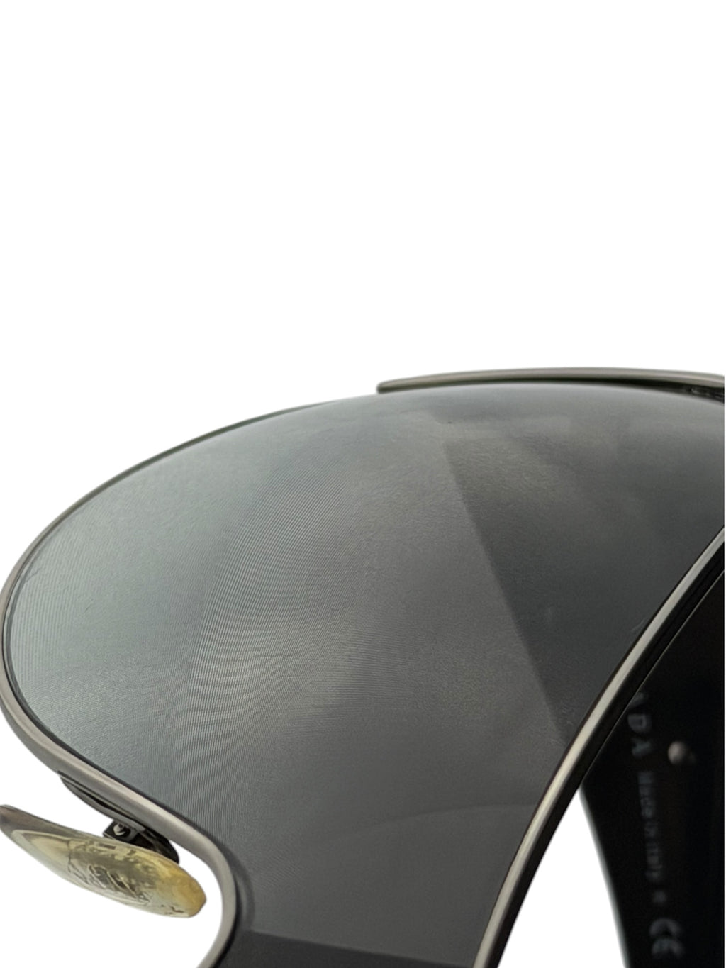 Prada Shield Mask Sunglasses Triangle Logo SPR 57L