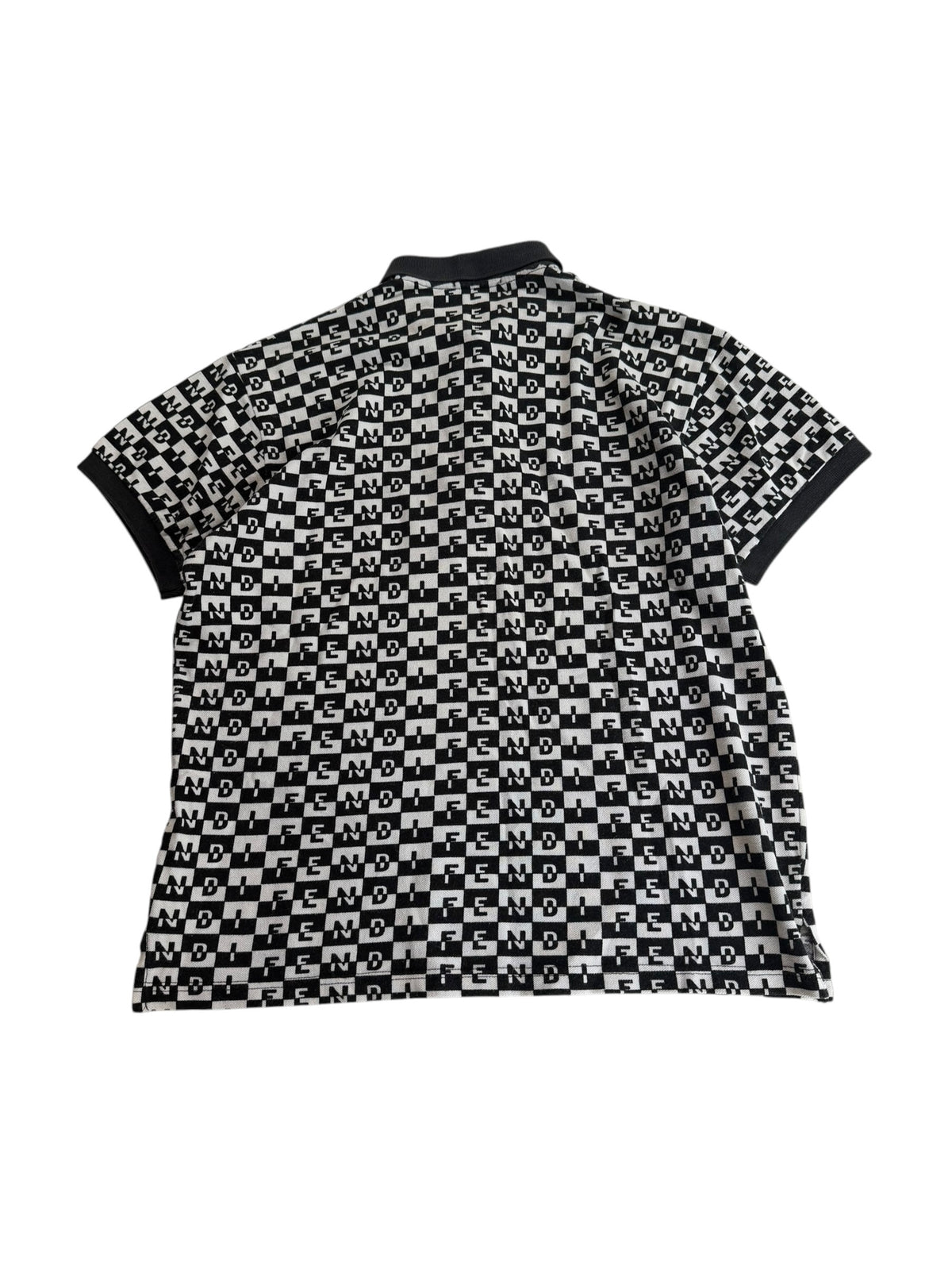 Fendi Vintage Polo Top 100% Cotton Made In Italy Women’s IT42