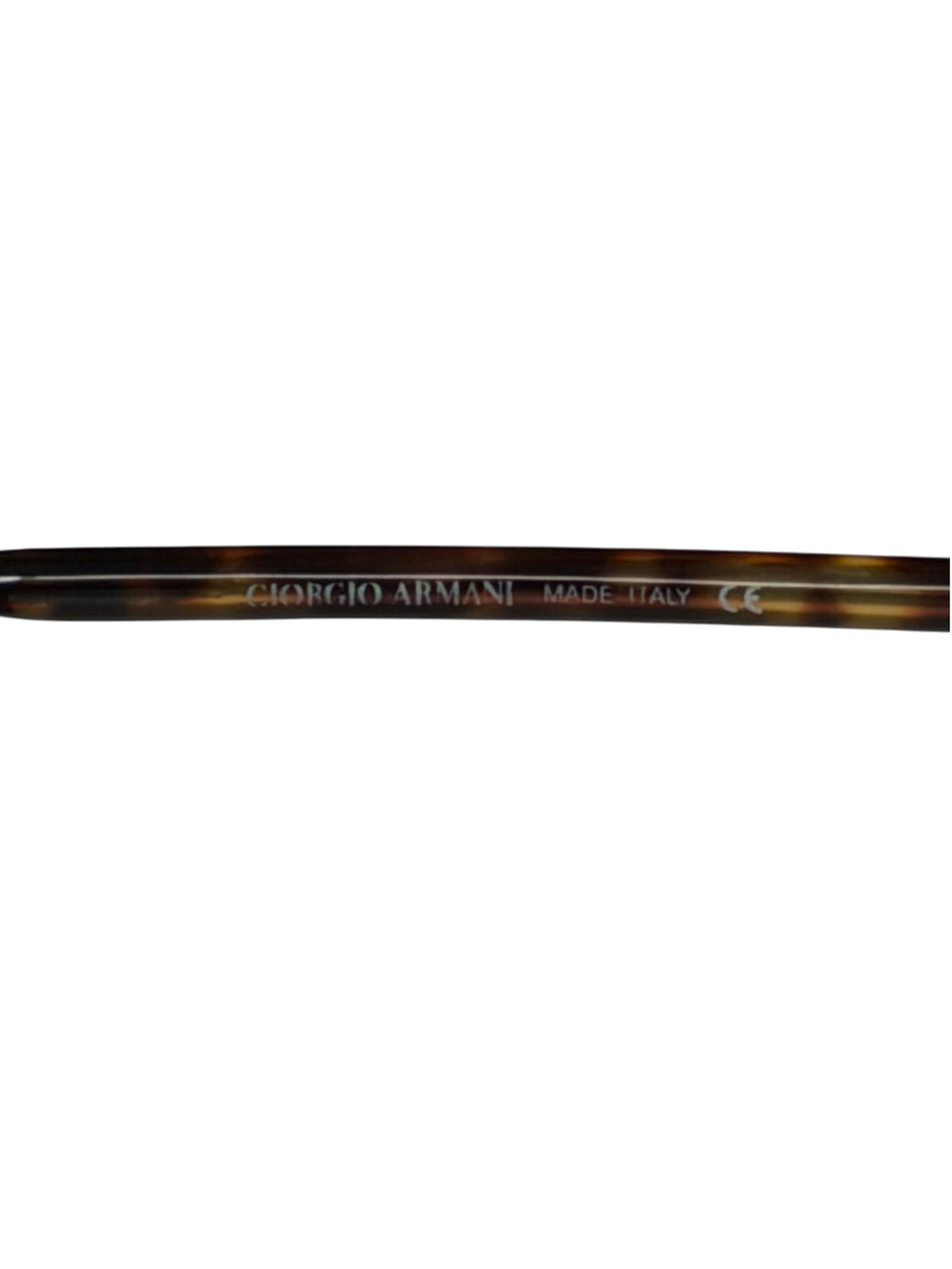 Giorgio Armani Twig Alien Sunglasses Brown Small Round Lenses