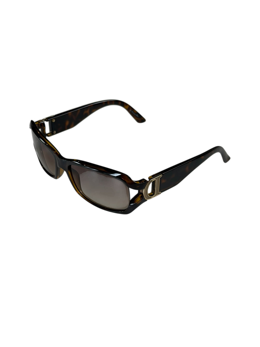 Dior Promenade Translucent Acetate Brown & Yellow Sunglasses