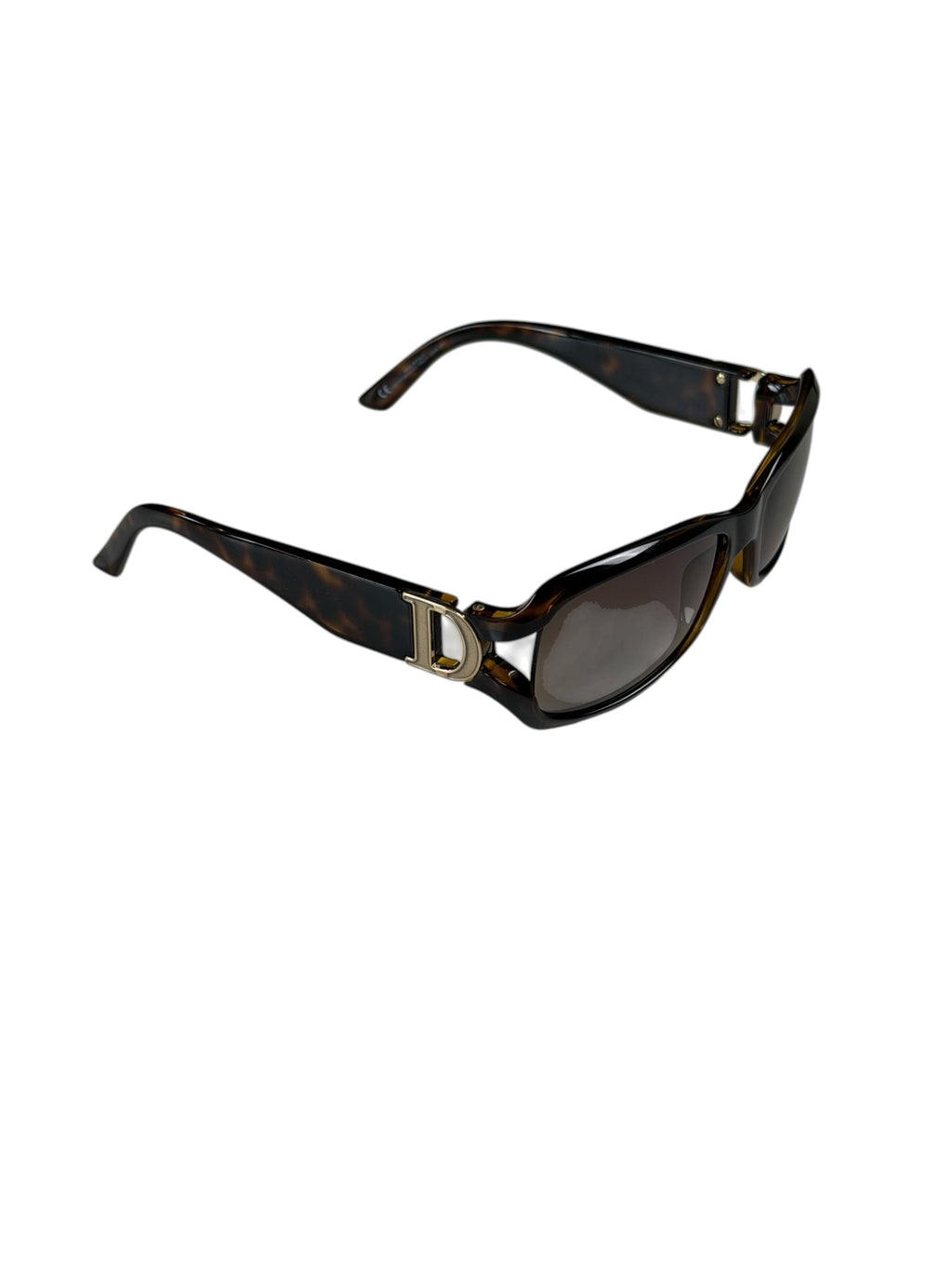 Dior Promenade Translucent Acetate Brown & Yellow Sunglasses