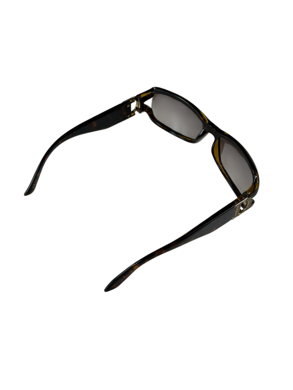 Dior Promenade Translucent Acetate Brown & Yellow Sunglasses