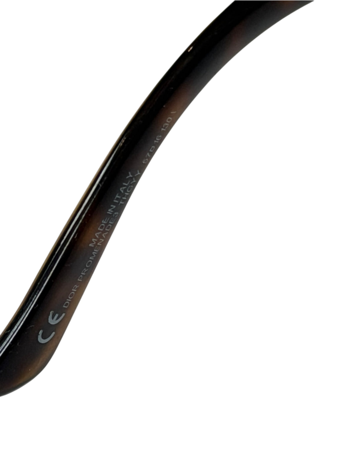 Dior Promenade Translucent Acetate Brown & Yellow Sunglasses