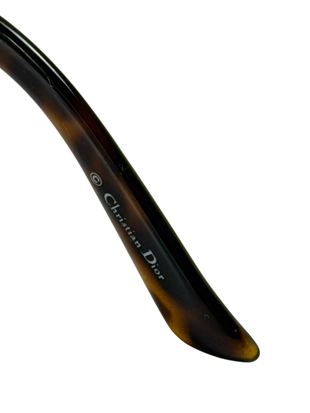 Dior Promenade Translucent Acetate Brown & Yellow Sunglasses