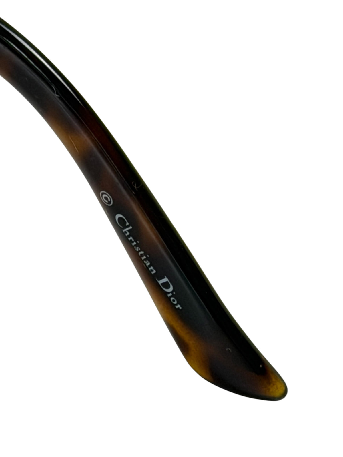 Dior Promenade Translucent Acetate Brown & Yellow Sunglasses