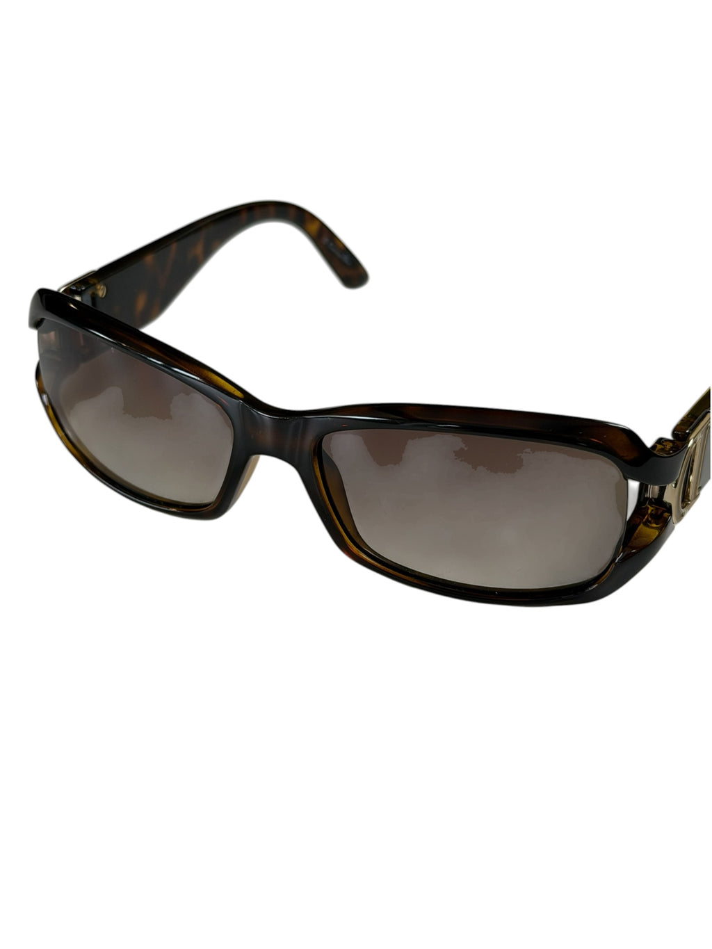 Dior Promenade Translucent Acetate Brown & Yellow Sunglasses