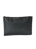 Givenchy Leather Portfolio Pouch Clutch Bag Leather Zip 34 x 23cm