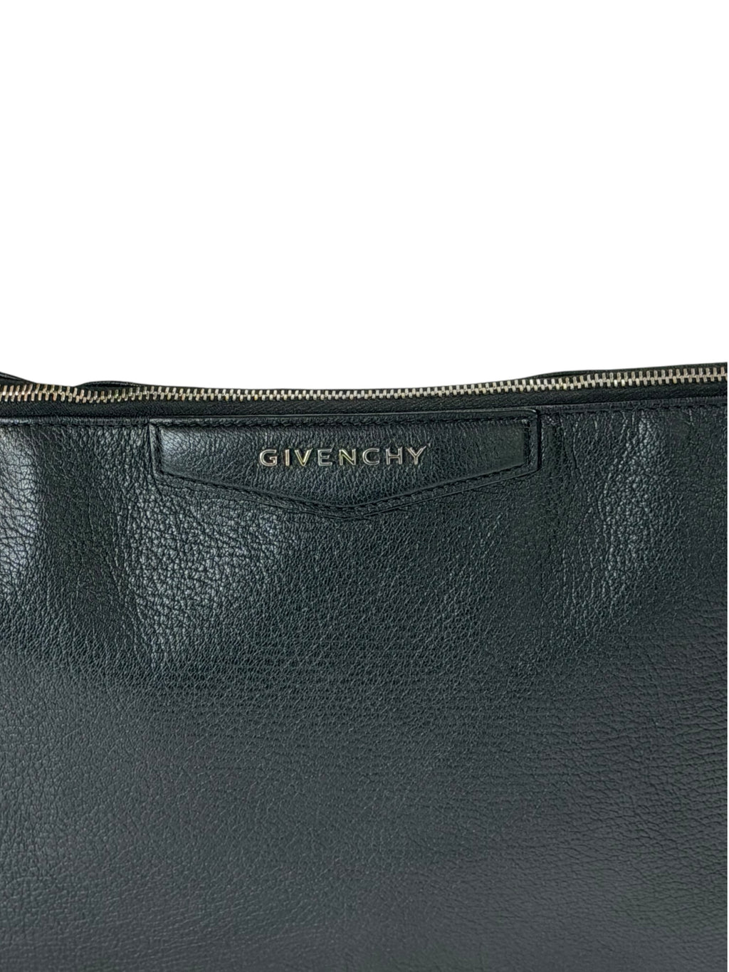 Givenchy Leather Portfolio Pouch Clutch Bag Leather Zip 34 x 23cm