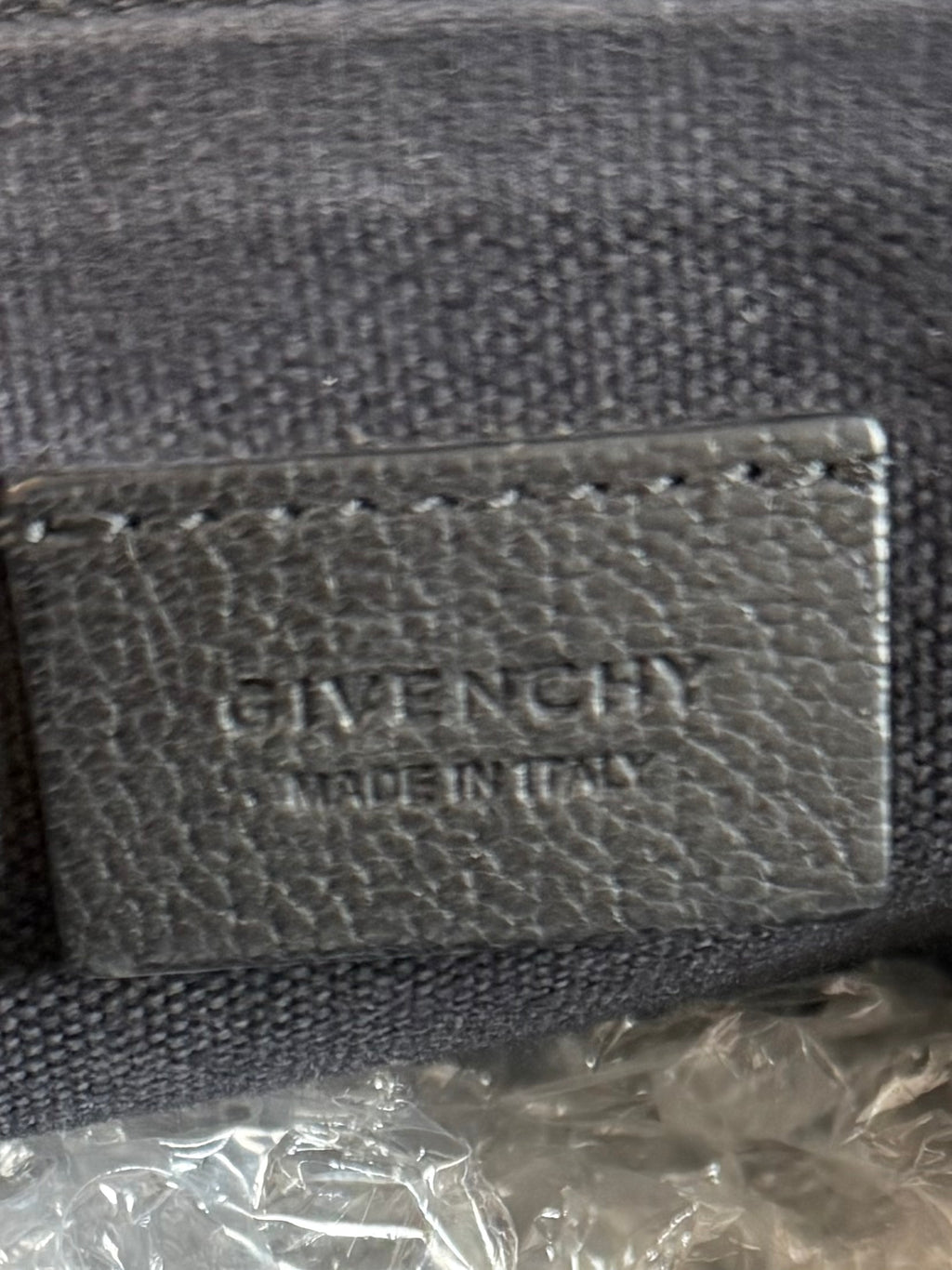 Givenchy Leather Portfolio Pouch Clutch Bag Leather Zip 34 x 23cm