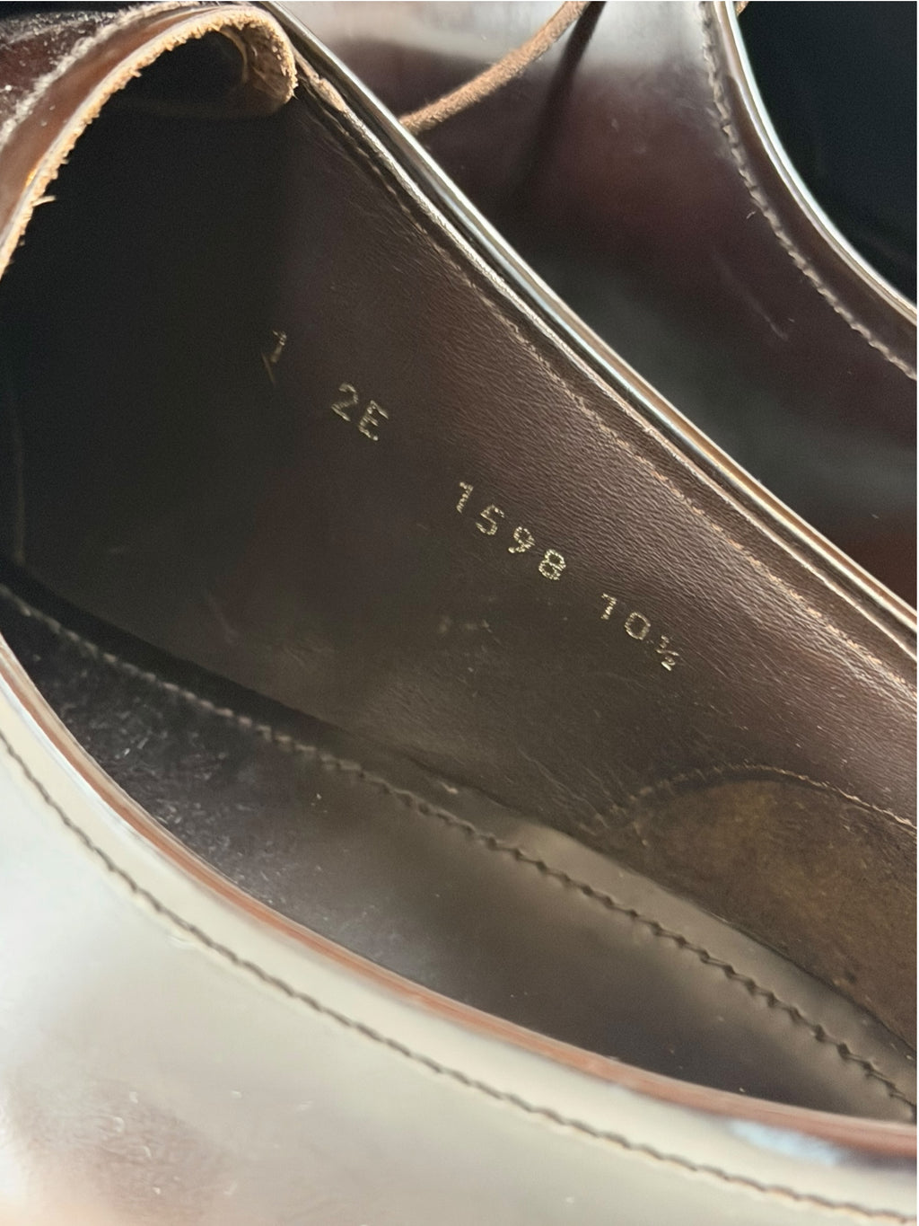 Prada Men’s Oxblood Derby Business Shoes UK 10.5 EU 44.5