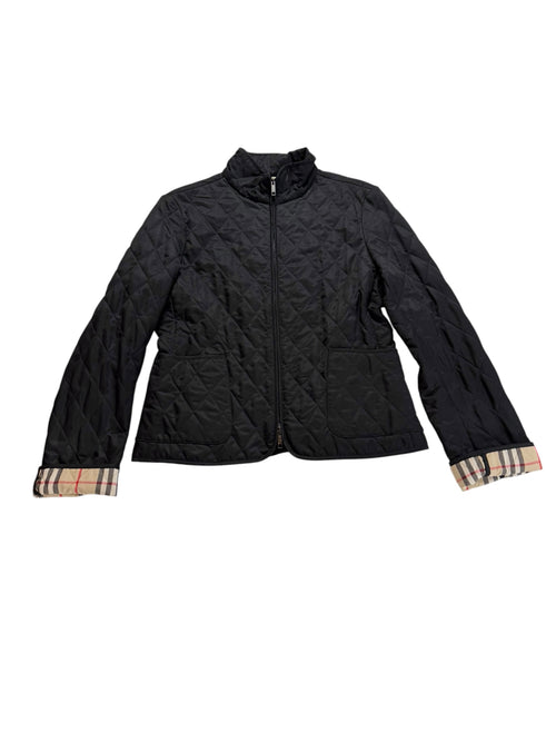 Burberry Hunting Jacket Quilted Filled Winter Warm In Weather Women’s M