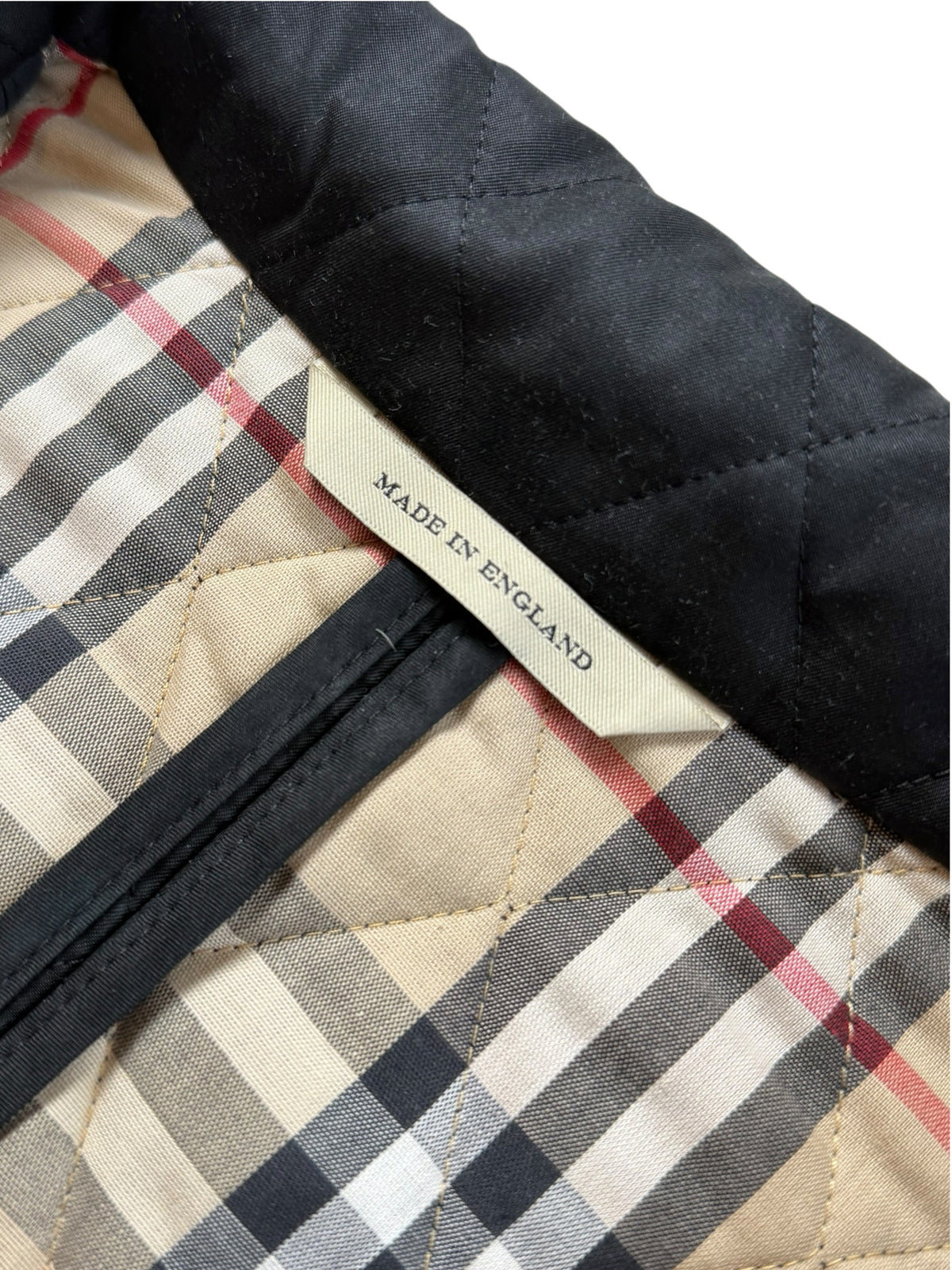 Burberry Hunting Jacket Quilted Filled Winter Warm In Weather Women’s M