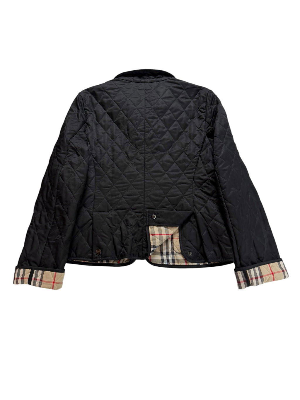Burberry Hunting Jacket Quilted Filled Winter Warm In Weather Women’s M