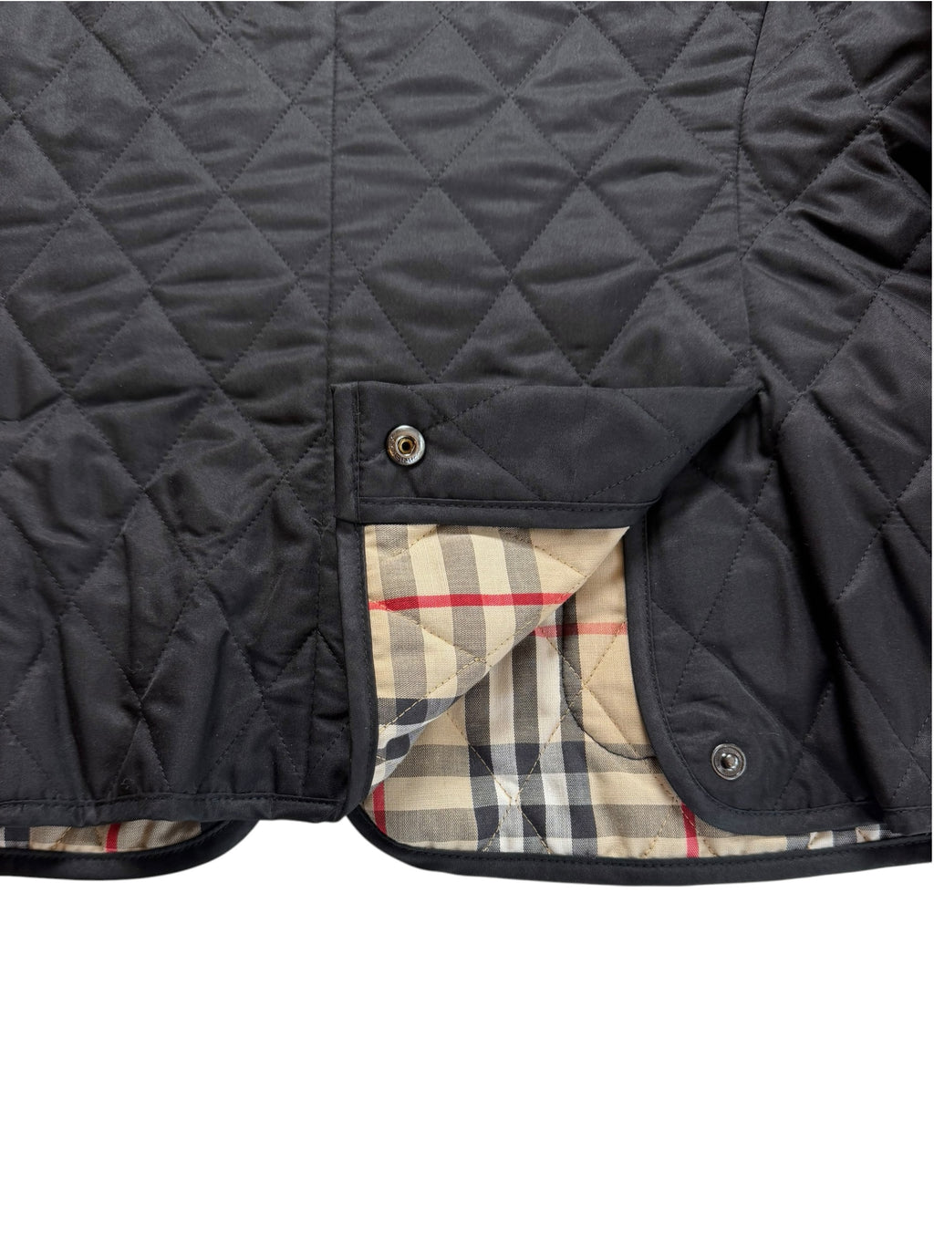 Burberry Hunting Jacket Quilted Filled Winter Warm In Weather Women’s M