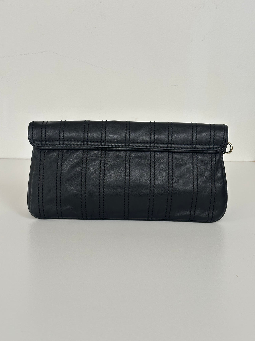 Celine Pre-Owned - Coin Clutch Black Leather Bag