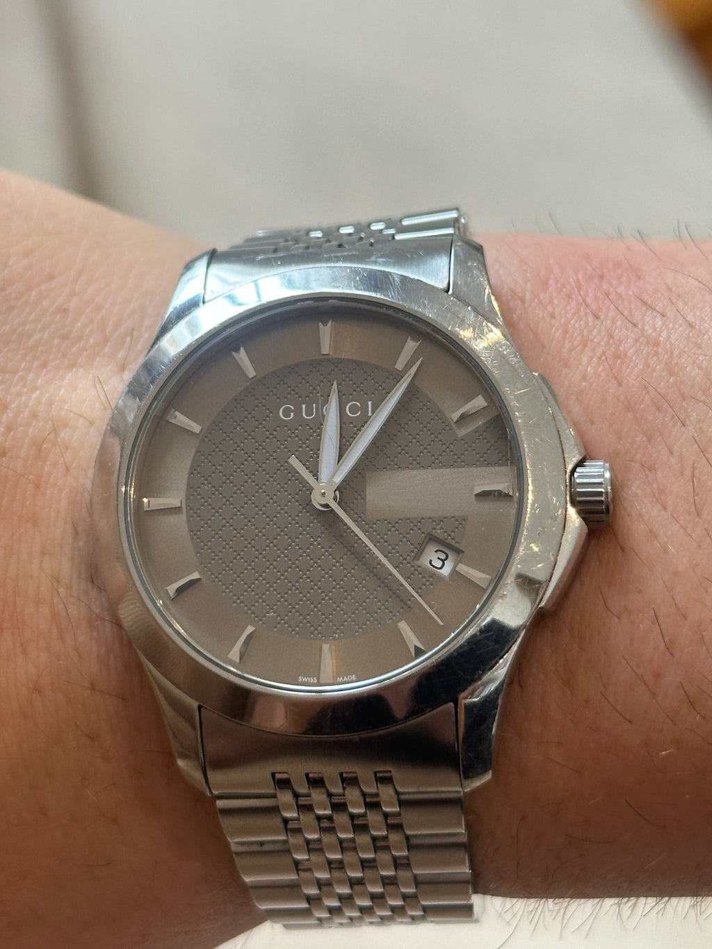 Gucci Pre-Owned Men’s Watch -  Timeless 38mm