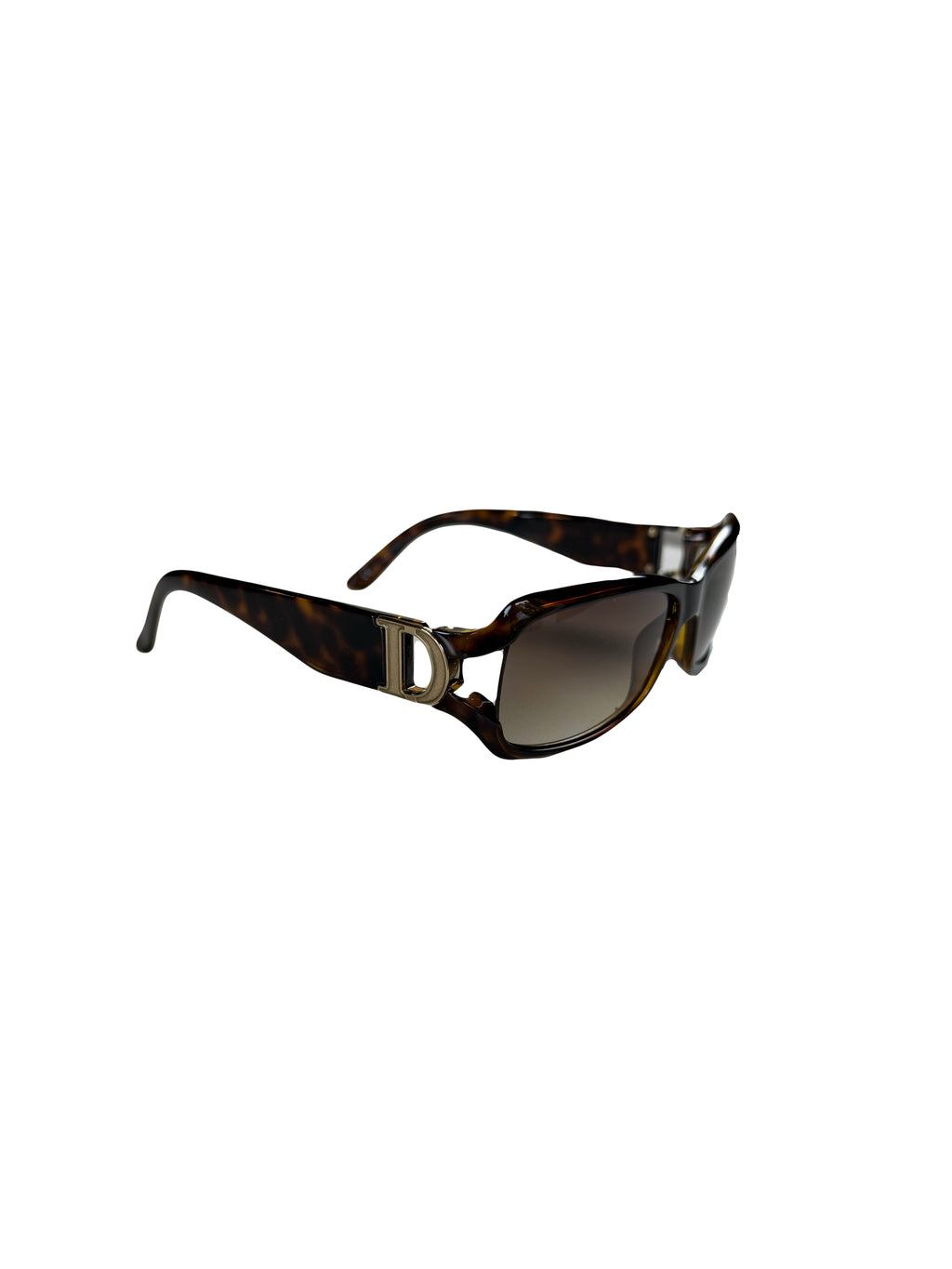 Pre-Owned Dior D Sunglasses Translucent Tortoise Acetate