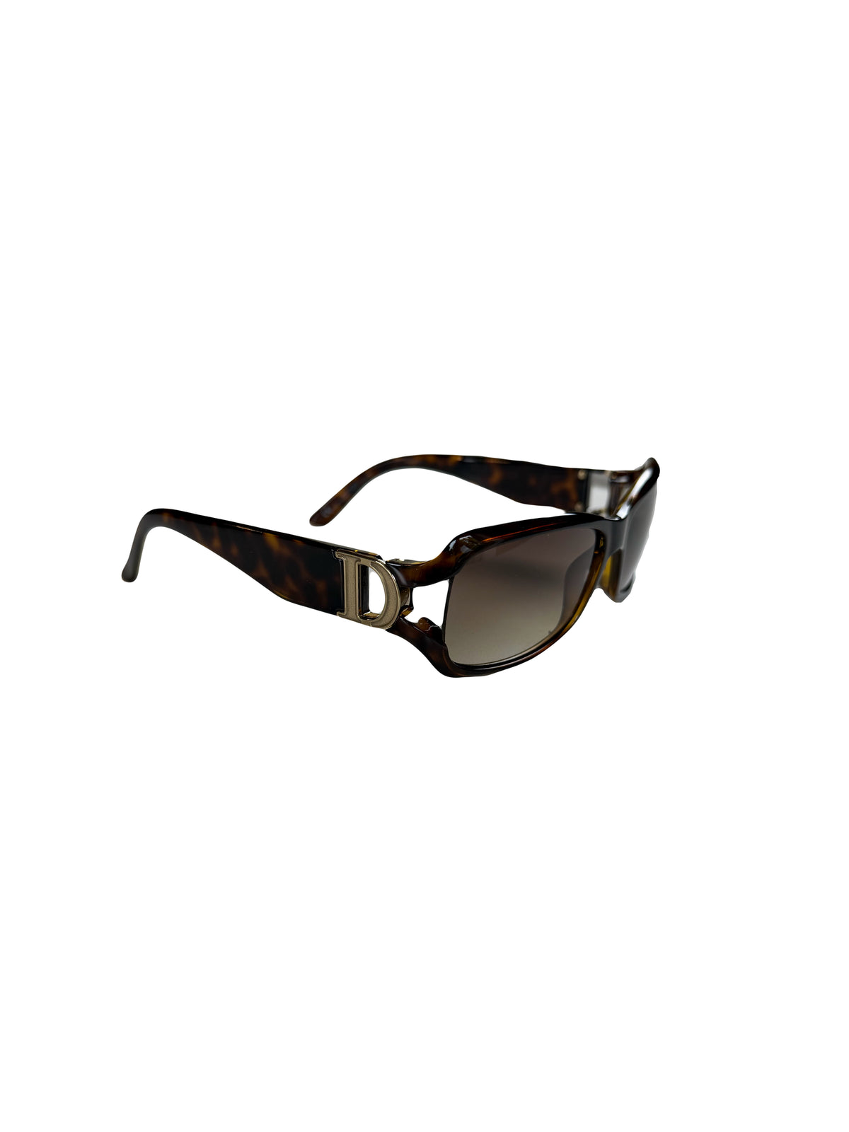Pre-Owned Dior D Sunglasses Translucent Tortoise Acetate