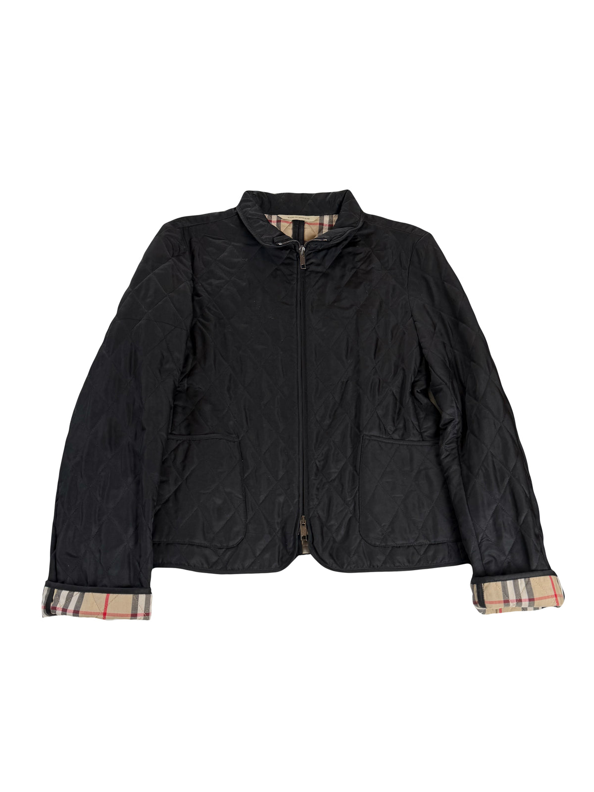 Pre-Owned Burberry Women’s Hunting Jacket Quilted Check Lined M
